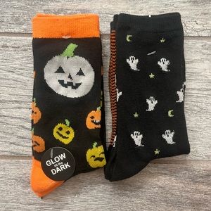 NWOT Halloween socks (glow) 3 pairs
